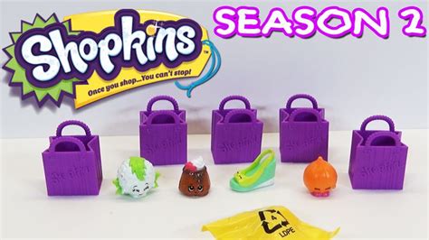 Disneytoybox Presents A Shopkins Season 2 Blind Basket 5 Pack Opening