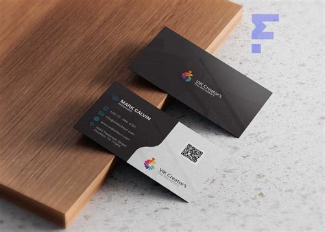 professional business card design freebies mockup