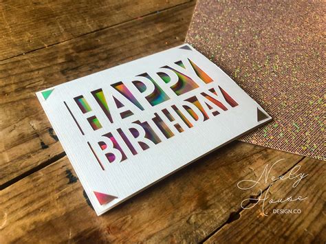 Cricut Birthday Card Template Free