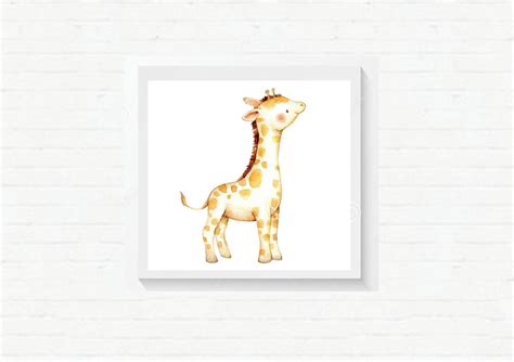 Quadro Decorativo Infantil Girafa Aquarela No Elo7 Maria Sapeca