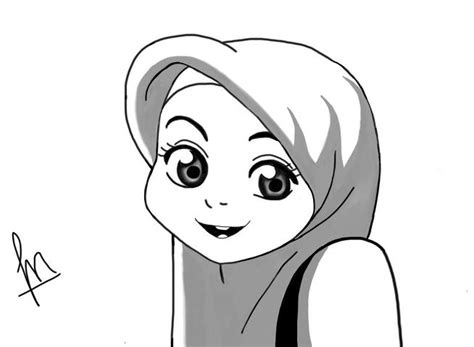 Gambar Kartun Ana Muslim Comel Zona Gambar