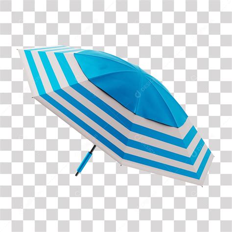 Guarda Chuva De Praia Azul E Branco Elemento D PNG Transparente Download Designi