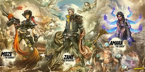 Image Borderlands 3 Official Characters Poster Rps4