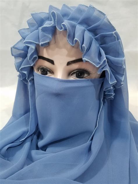 Crown Ready To Wear Niqab Sapphire Blue Suzain Hijabs