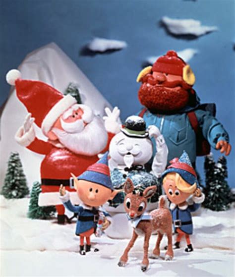 Rudolph The Rednosed Reindeer Characters Christmas Cartoons