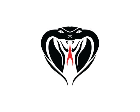 Vector Snake Logo Template Danger Snake Icon Viper Black Silhouette
