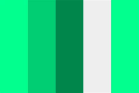 Green Tree Color Palette