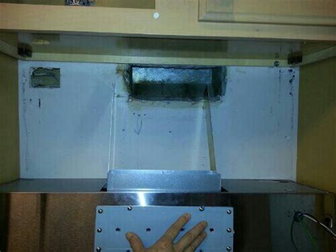Cut the hole for the duct, attach it, then install the roof cap. Questions regarding under cabinet range hood installation ...