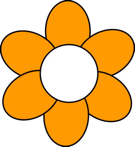 Gambar Bunga Kartun Warna Orange Gambar Bunga Kartun Warna Orange