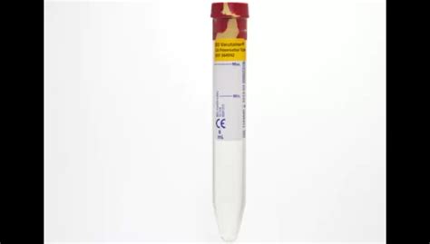 BD Vacutainer Plus Plastic Conical Bottom Tube With Preservative For