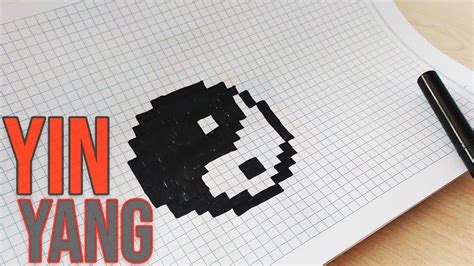 How To Draw Yin Yang Symbol Drawing Yin Yang Handmade Pixel Art