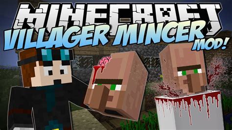 Minecraft Villager Mincer Mod Eat All The Villagers Mod