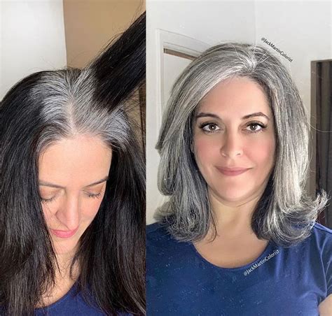 75 Women That Embraced Their Grey Roots And Look Stunning Gray Hair