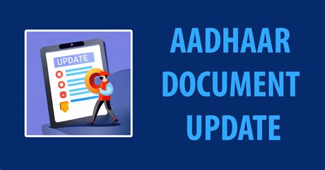 How To Perform Aadhaar Document Update Aadhaar Card