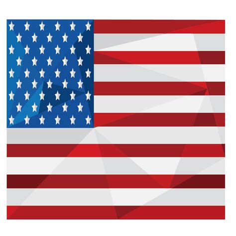 Flag Of The United States Flat American Flag Png Download 10001000