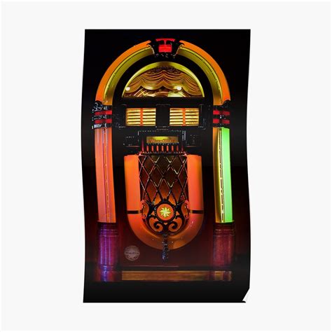 Jukebox Poster By Osso Redbubble