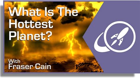 It has thin and extensive rings made up of particles of ice and small chunks of carbonaceous dust. What is the Hottest Planet in the Solar System? - YouTube