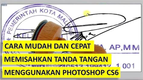 Maybe you would like to learn more about one of these? Cara mudah dan cepat memisahkan tanda tangan menggunakan ...