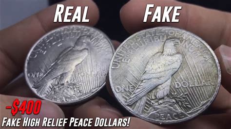 I Bought Fake High Relief Peace Dollars How To Spot A Fake Silver