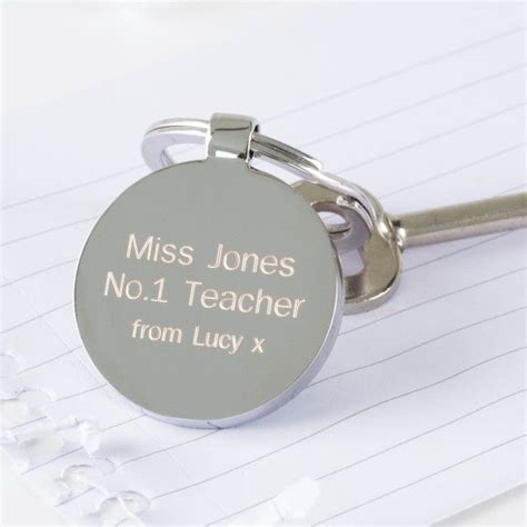 Download Personalised teacher keyring | Personalized teacher, Daycare teacher gifts, Teacher