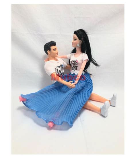 Barbie And Ken Couple Doll Set White Blue Doll Buy Barbie And
