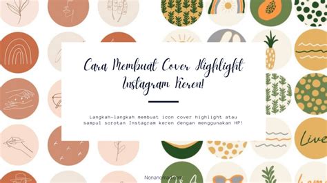 Cara Membuat Cover Highlight Sampul Sorotan IG Keren