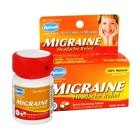 Migraine Headache Relief 60 Tablets Hyland Biovea