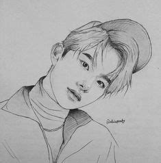 ► usar, der os devidos créditos. Han Jisung drawing / Stray Kids | drawings. in 2019 | Kpop ...