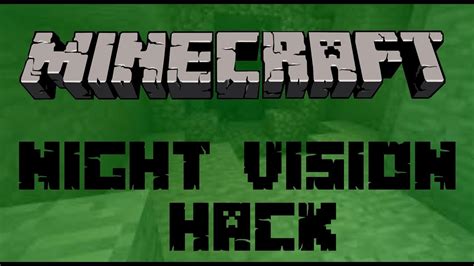 This is not something you can change in the normal settings and requires a very small amount of technical skill. Minecraft Cheats Night Vision - Aviana Gilmore