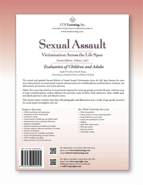 Sexual Assault Victimization Across The Life Span Vol 2