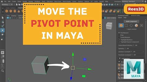 How To Move The Pivot Point In Maya 2023 Youtube