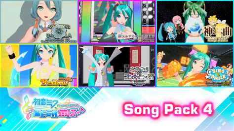 Hatsune Miku Project Diva Mega Mix Song Pack 4 Para Nintendo Switch