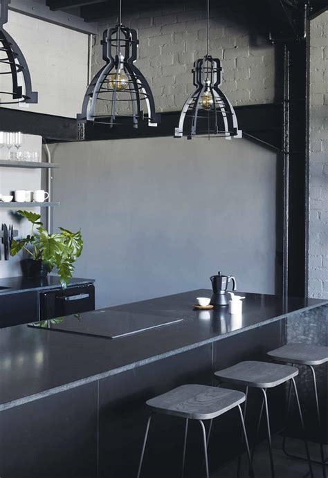 An Industrial Style Apartment With A Monochrome Palette Inside Out