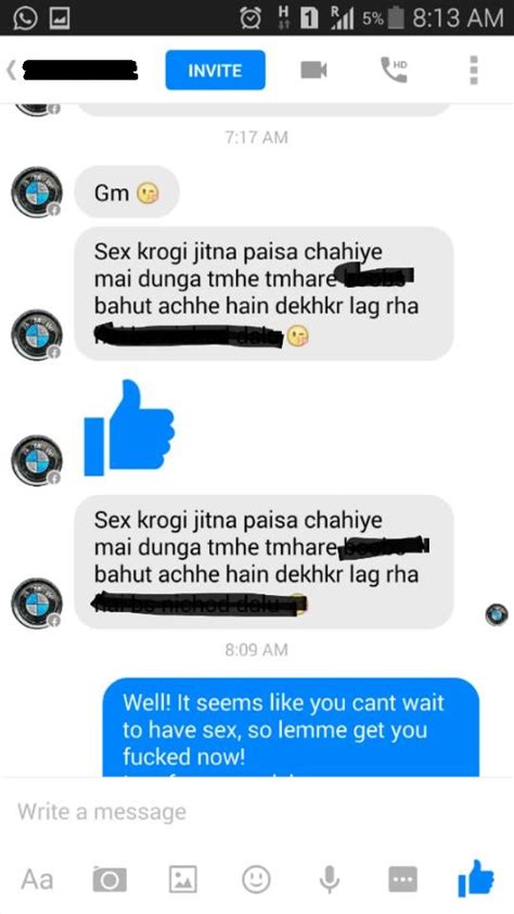 This Girl Received Perverts Msg “can We Have Sex Tonight Are You