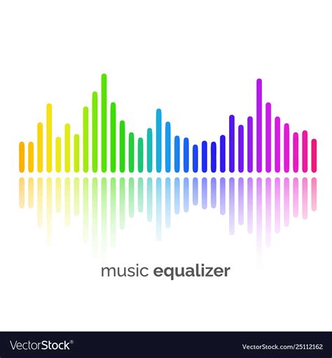 Colorful Music Equalizer Royalty Free Vector Image