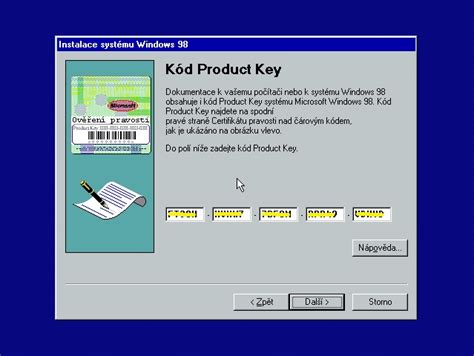 Product Key Windows 98 Microsoft Community