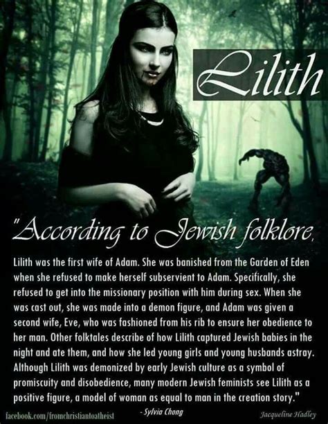 Is This The Lilith That Made The Name Popular In The S Mythological