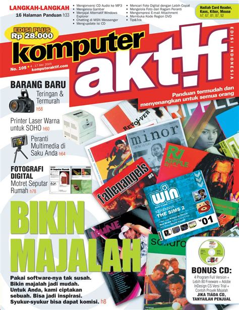 Contoh Cover Majalah Komputer – RadjaTech