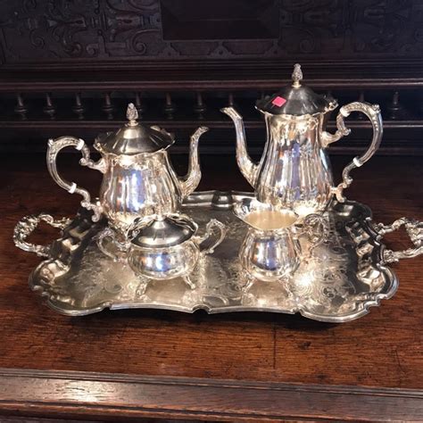 Leonard Silver Plate Teacoffee Set 5 Pieces Chairish