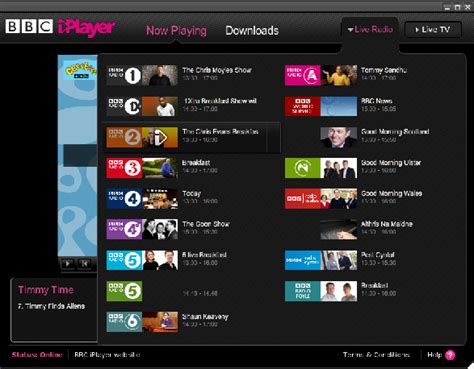 Bbc radio and tv programmes now all in the same place. Install BBC iPlayer Desktop get Live Radio/Live TV in ...
