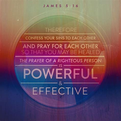James 516 Effective Prayer The Effectual Fervent Prayer Fervent Prayer