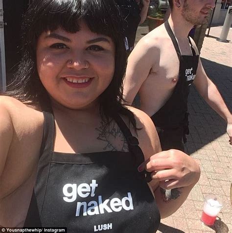 Lush Staff Show Up To Work Completely NAKED In The US Daily Mail Online