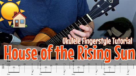 House Of The Rising Sun Ukulele Fingerstyle Tutorial Youtube