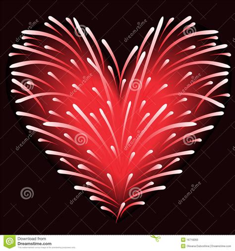 Les feux d'artifice sont aussi tirés tout au long de l'année sur vos lieux de vacances, au. Feux D'artifice Du Coeur Photos stock - Image: 16718283