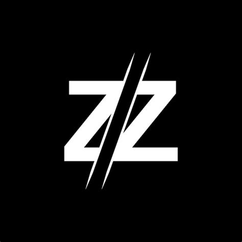Elementos De Plantilla De Diseño De Logotipo De Letra Zz Logotipo De