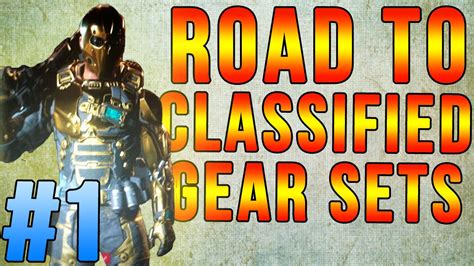 Black Ops Road To Classified Gear Sets Episode RUIN