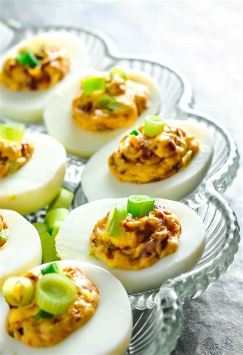 From breakfast to desserts and beyond! BLT Deviled Eggs Recipe - KETOGASM
