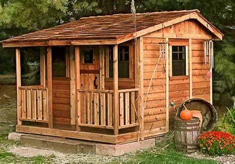 Playhouse log cabins whether it becomes a young hunter's lodge, a clubhouse, or mini log cabin home, these adorable little log cabins make the perfect playhouses! Playhouse Kits for Kids | 7x9 Cozy Cabin - Outdoor Living ...