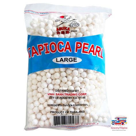 Asuka Big Tapioca Pearls White In 14oz Bottled