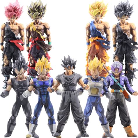 Dragon ball goku kung fu posture statue led light desk lamp action figures toy. 1pc Dragon Ball Z Action Figures Super Saiyan Son Goku ...